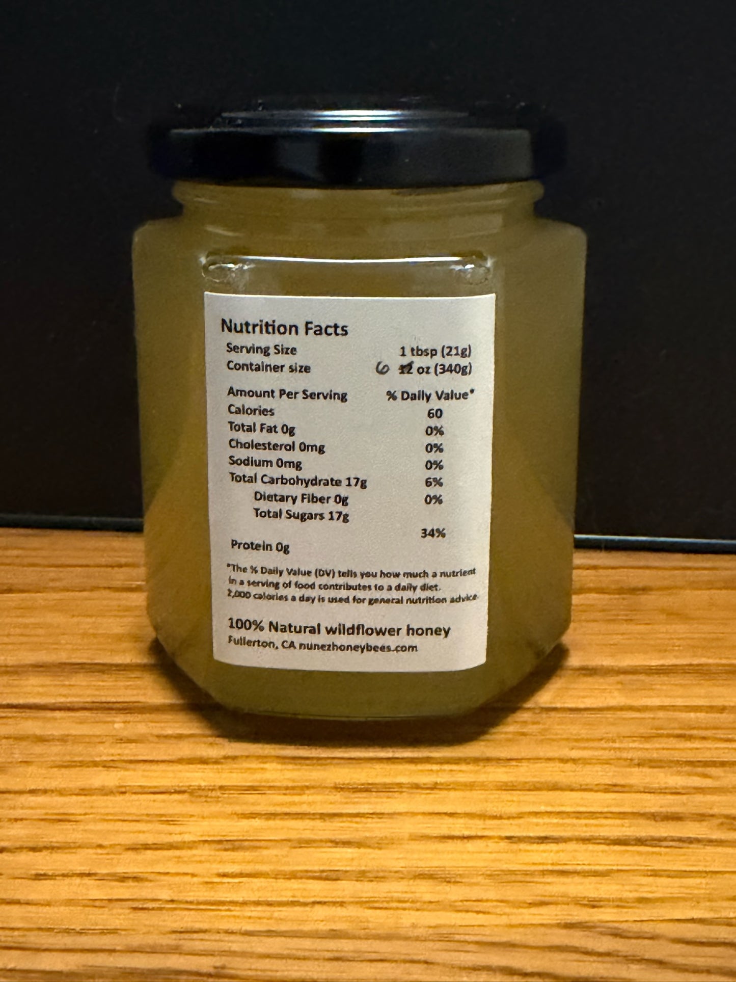 6 oz Raw Honey